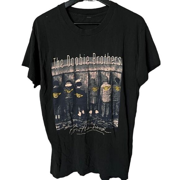 VTG 1991 The Doobie Brothers Brotherhood T Shirt Large - Picture 1 of 4
